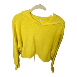 Knit hooded Sweater